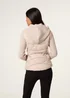 Blue Vanilla Stone Knitted Sleeve Puffer Jacket - L Image 4