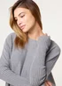 Blue Vanilla Grey Knitted Oversized Set - One Size Image 3