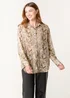 Blue Vanilla Gold Snake Print Long Sleeve Shirt - Extra Large Image 1