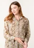 Blue Vanilla Gold Snake Print Long Sleeve Shirt - Extra Large Image 2