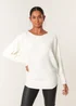 Blue Vanilla Ivory Jumper With Silver Rhinestones - Large/Extra Large Image 2