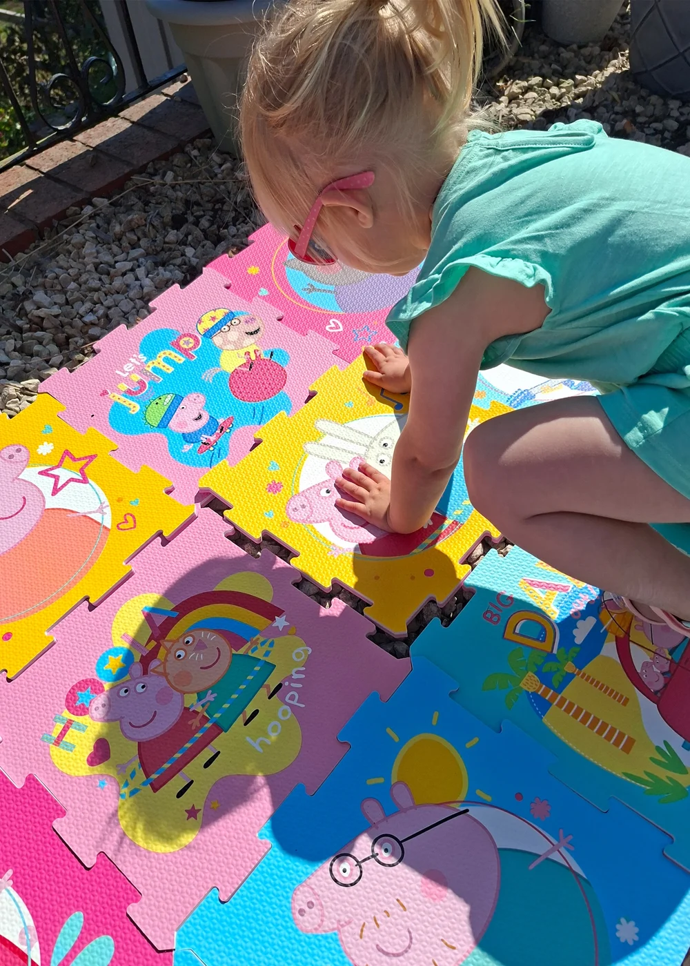 Peppa Pig 12 Piece EVA Play Mat - One Size Image 3