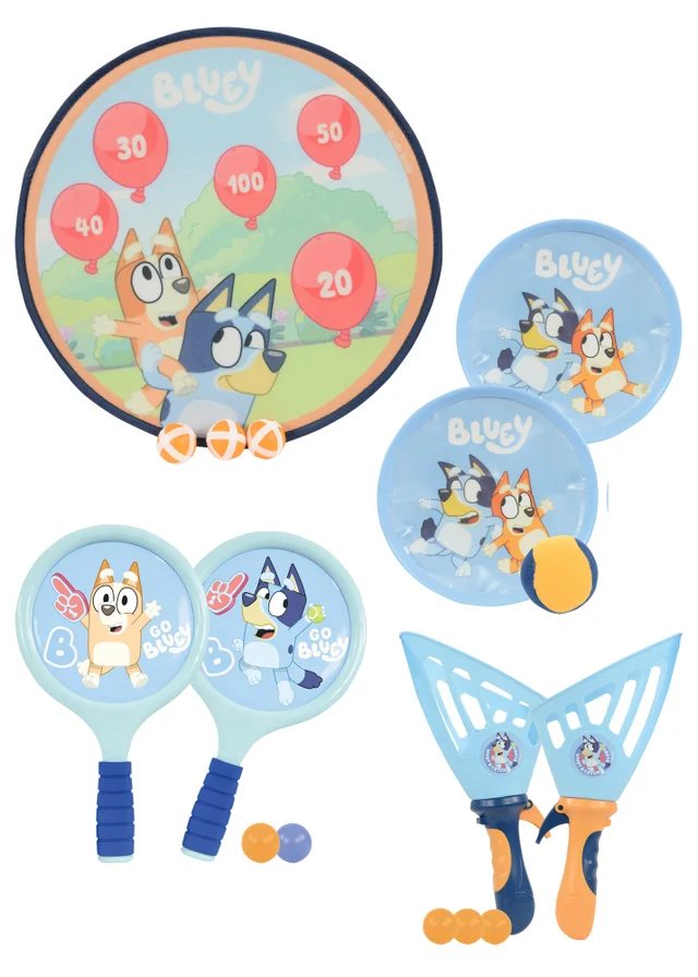 Bluey 4in1 Bumper Box of Garden Games