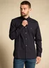 French Connection Navy Cotton Long Sleeve Oxford Shirt - M Image 1