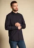 French Connection Navy Cotton Long Sleeve Oxford Shirt - M Image 4