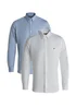 French Connection White Cotton Long Sleeve Oxford Shirt 2 Pack - Extra Large Image 1