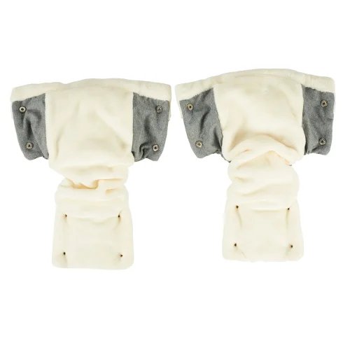 Ickle Bubba Grey Pram Mitts - One Size Image 3