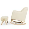 Ickle Bubba Cream Roxby Nursery Chair and Stool - One Size Image 4