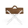 Ickle Bubba Chocolate Brown Nova Moses Basket & Stand - One Size Image 1