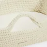 Ickle Bubba Cream Nova Moses Basket & Stand - One Size Image 5