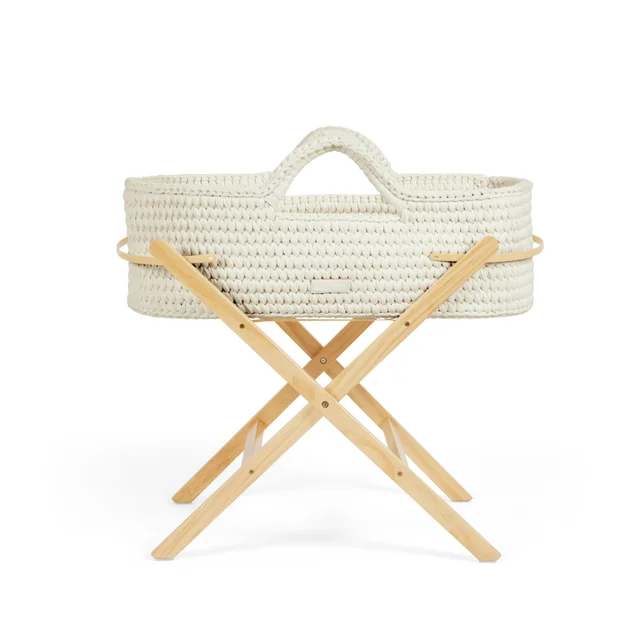 Ickle Bubba Cream Nova Moses Basket & Stand