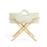 Ickle Bubba Cream Nova Moses Basket & Stand - One Size Image 1