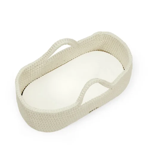 Ickle Bubba Cream Nova Moses Basket & Stand - One Size Image 4