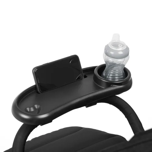 Ickle Bubba Black Stroller Snack Tray - One Size Image 1