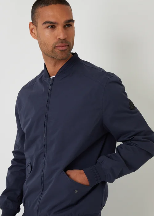 Threadbare Navy Bomber Jacket - XL Image 4