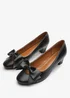 Where's That From Georgia Black PU Wide Fit Court Shoes - Size 6 Image 3