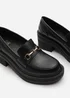 Where's That From Holly Black Chunky Loafers - Size 6 Image 4