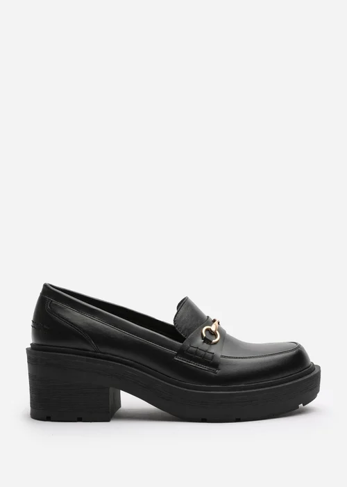 Where's That From Holly Black Chunky Loafers - Size 6 Image 2