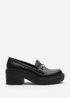 Where's That From Holly Black Chunky Loafers - Size 6 Image 2