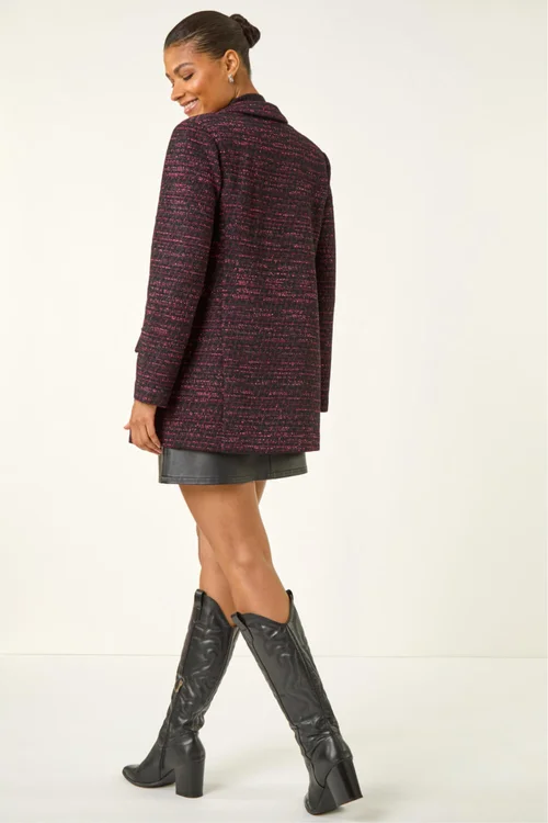 Roman Pink Boucle Jersey Blazer - 18 Image 3