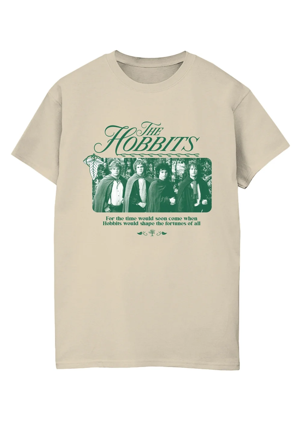 Spiral Galaxy Lord Of The Rings The Hobbits Sand Graphic T-Shirt - Extra Large Image 1