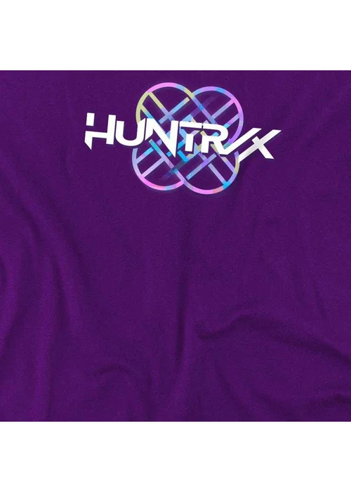 K-Pop Demon Hunters Kids Purple Pastel Logo T-Shirt (3-13yrs) - 9 Yrs Image 3