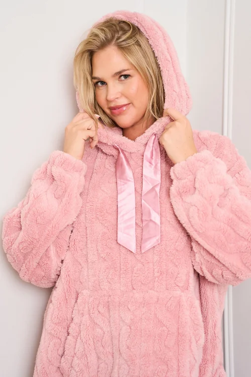 JimJam Pink Lambi Long Snuggle Top - One Size Image 2