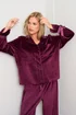 JimJam Burgundy Revere Pyjama - Medium Image 2