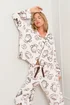JimJam Chocolate Printed Coffee Pyjama - Small Image 3