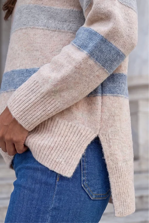 Roman Stone Soft Stripe Knit Jumper - 18 Image 4