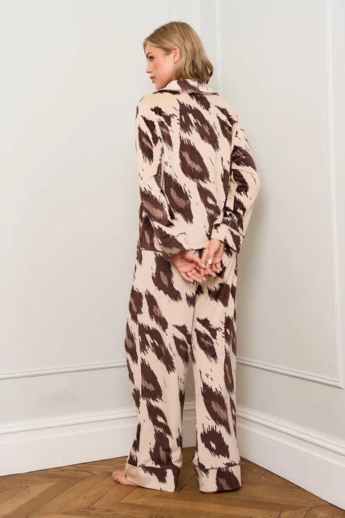 JimJam Multi Animal Print Pyjama - Medium Image 3