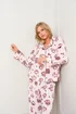 JimJam Maroon Printed Breakfast Pyjama - Large Image 1