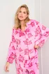 JimJam Pink Large Tiger Print Pyjama Set - Medium Image 3