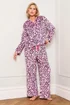 JimJam Pink Animal Print Pyjama - Small Image 1