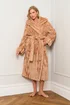 JimJam Caramel Ribbed Dressing Gown - Small/Medium Image 1