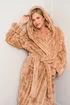 JimJam Caramel Ribbed Dressing Gown - Small/Medium Image 3