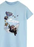 Spiral Galaxy Disney Up House Balloons Baby Blue Graphic T-Shirt - Small Image 2