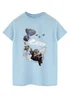 Spiral Galaxy Disney Up House Balloons Baby Blue Graphic T-Shirt - Small Image 1