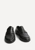 Linzi Belmont Black Faux Leather Ruched Loafer - Size 8 Image 3