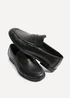 Linzi Belmont Black Faux Leather Ruched Loafer - Size 8 Image 5