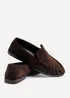 Linzi Belmont Brown Suede Leather Ruched Loafer - Size 4 Image 5