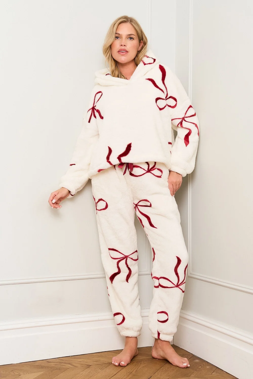 JimJam Multi Red Bow Print Twosie - Large/Extra Large Image 1