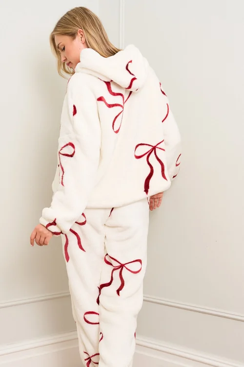 JimJam Multi Red Bow Print Twosie - Large/Extra Large Image 3