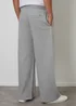 Threadbare Light Grey Wide Leg Joggers - M Image 2