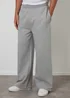 Threadbare Light Grey Wide Leg Joggers - M Image 1