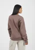 Brave Soul Taupe Slogan Crew Neck Sweatshirt - Extra small Image 2