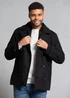 Tokyo Laundry Black Faux Wool Double-Breasted Coat - 2XL Image 1