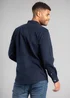 Tokyo Laundry Navy Cotton Oxford Long Sleeve Shirt - Extra Large Image 2