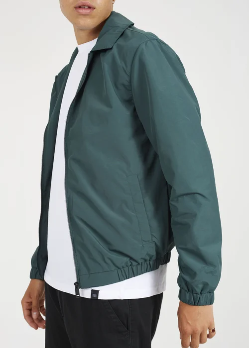 Brave Soul Green Lightweight Harrington Style Jacket - XL Image 3