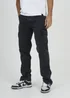 Brave Soul Charcoal Cargo Style Denim Jeans With Side Hem Split Detail - 30/L32 Image 1